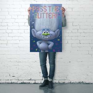 Trolls Diamond Guy Wall Decor <b>Poster</b> Glitter Pass Party Wall Decoration - Product Image 4