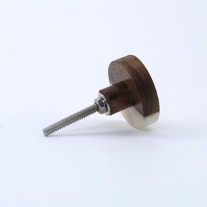 Bouton de poignée en bois et résine matériel d'armoire boutons de poignée de meubles en bois tiroirs taille personnalisée meilleur bouton pas cher prix lametierartz - Product Image 3