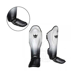 Espinilleras de MMA, Protectores de Espinilla de Cuero, Diseño Personalizado, Ligeras, Transpirables, Equipo de Protección - Product Image 6