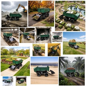 Camión Volquete de Control Remoto de Alta Resistencia, <span class=keywords><strong>Plataforma</strong></span> de <span class=keywords><strong>Transporte</strong></span> Eléctrica Autodescargable para Logística de Construcción Agrícola - Product Image 4