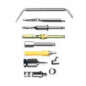 Perceuse universelle manuelle pour implants dentaires Clé dynamométrique Jeu d'instruments Ciseaux chirurgicaux en acier Rétracteur Porte-aiguille - Product Image 6