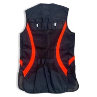 Nouveau gilet de sport élégant Pro, gris et noir, 100% cuir suédé, argile, tir, gilet de tir à motif personnalisé, piège à brochettes
