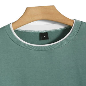 Sweatshirts à capuche surdimensionnés unisexes en polyester et coton molletonné pour hommes, vêtements de sport vierges du fabricant personnalisés pour l'automne - Product Image 3