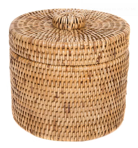 Sisu Handicraft Natural Custom Handmade Natural Rattan Eco-Friendly Food <b>Storage</b> <b>Basket</b> <b>Large</b> Circle OEM Living Room Blanket - Product Image 5