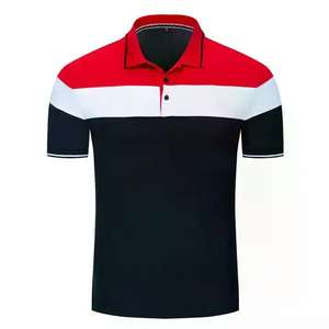 Venta caliente Unisex Golf para camiseta de polo Logotipo personalizado de alta calidad Patrón de leopardo Ropa de color sólido para hombres Mujeres Personalizable - Product Image 2