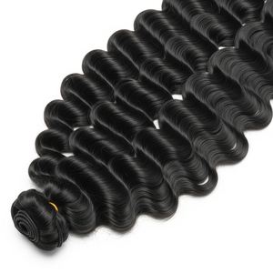 Premium Deep Wave Human Hair Bulk <b>for</b> <b>Braiding</b> Natural Texture, Soft & Tangle-Free Remy Hair <b>Extensions</b> - Product Image 5