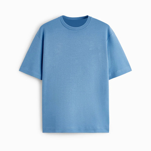 Knitted <b>100</b>% Cotton/<b>Polyester</b> Jersey Men's T-<b>Shirts</b> Crew Neck Summer Casual Wear Quick Dry Breathable Eco-Friendly Anti-UV - Product Image 1