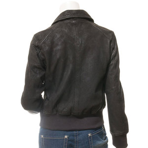 Chaqueta de Mujer de Cuero Genuino para Otoño/Invierno, Satinada, Impermeable, Resistente al Viento, de Alta Calidad, Nueva Llegada - Product Image 2