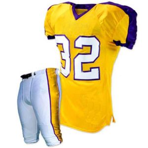 Maillot de football américain 7V7 Uniforme de football américain à manches courtes pour jeune garçon de haute qualité Ensemble tendance respirant personnalisé - Product Image 1