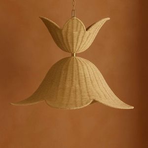 Suspension en bambou élégante et durable avec éclairage dirigé et design harmonieux - Product Image 3
