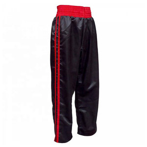 Prix d'usine, vente en gros de pantalons MMA pour hommes, satin/soie, confortables, durables, vêtements de sport d'arts martiaux - Product Image 4