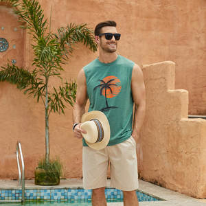 Débardeurs OEM pour hommes Débardeurs de gymnastique Débardeurs Vêtements de sport Stringer Musculation Fitness Hommes Mode Coton personnalisé - Product Image 5