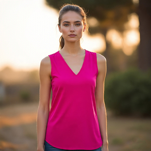 100% algodón Stringer Gym Tank Tops para mujer XS tamaño ropa deportiva camisetas sin mangas correr chaleco y camiseta para entrenamiento - Product Image 6