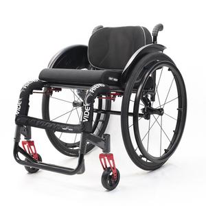 Sedia a Rotelle Sportiva Multifunzione in Lega di Alluminio Non Pieghevole, Sedia a Rotelle Manuale Portatile per Disabili, Ultra Leggera - Product Image 4