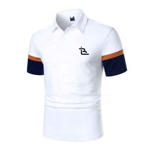 เสื้อยืดผู้ชายแบบสั่งทำขายส่ง บริการ OEM ผลิตในปากีสถาน ทนทาน กันยับ ระบายอากาศได้ดี แขนสั้น สวมใส่สบาย - Product Image 1