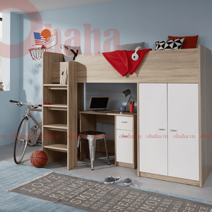 Ohaha Premium Modern Smart Bunk <b>Bed</b> - GTHD016 - Product Image 2