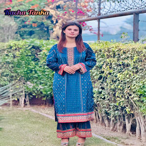 New Collection <b>Warm</b> Ladies Readymade Winterwear embroidered Velvet <b>Dress</b> Highest Quality Breathable Fabric Best Design - Product Image 3