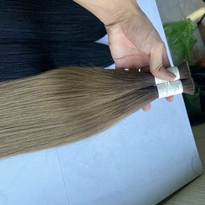 Pelo humano brasileño con cutícula virgen, sin procesar, colores personalizados a granel, ombré, Piano, en venta - Product Image 5