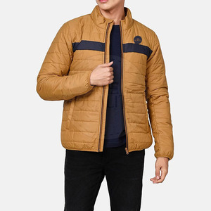 Veste d'hiver coupe-vent pour hommes avec col montant et logo avant Design personnalisé Écologique Respirant - Product Image 4