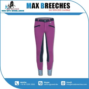 Meilleure vente de leggings jodhpurs au design personnalisé pour hommes pantalons d'équitation serrés en silicone jambe directe d'usine pour l'équitation - Product Image 4