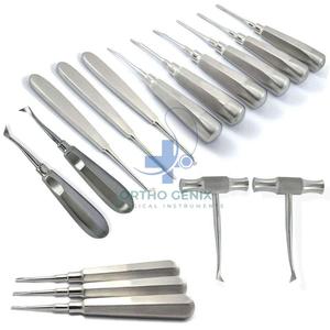 Ensemble manuel en acier inoxydable de 10 élévateurs de racine luxants classe II pour l'extraction des dents chirurgie dentaire approuvé CE Ortho Genix - Product Image 4