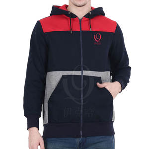 Sudaderas con cremallera para hombre de mezcla de algodón básico de la mejor calidad Nueva ropa informal Sudaderas con cremallera para hombre - Product Image 1