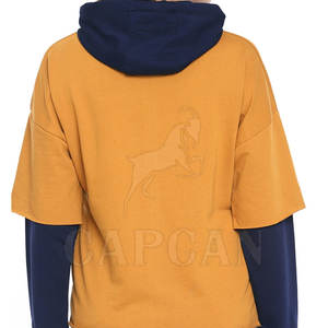 เสื้อฮู้ดกีฬาโยคะสำหรับผู้หญิงเสื้อฮู้ดแบบถักระบายอากาศได้ดีมีฮู้ดปรับได้สไตล์ลำลองสำหรับฤดูหนาว - Product Image 3