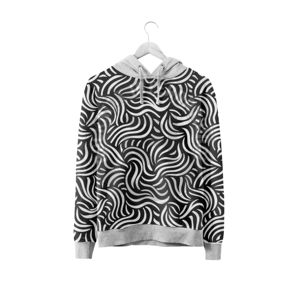 Sweat à capuche oversize pour femme, pull chaud décontracté, vêtement d'extérieur en coton doux, confortable, épaules longues, style tendance - Product Image 1