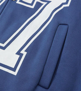 Veste universitaire en cuir de laine de qualité supérieure pour hommes, blouson universitaire épais et chaud brodé sur mesure pour streetwear à la mode - Product Image 4