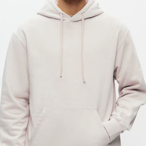 À la demande 100% doux à séchage rapide 350Gsm coton pull à capuche blanc pour hommes avec manches complètes personnaliser Logo et impression numérique - Product Image 3