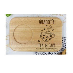 Planche de service magnifiquement personnalisée pour le thé et le café obtenez votre propre Message planche gravée fabriquée en inde - Product Image 2
