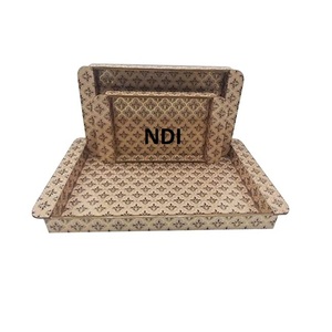 Design fait à la main Vaisselle Traiteur Plateaux de Service Finition Naturelle Collations Doux Plateau de Service en Bois Fournisseur par l'Inde - Product Image 2