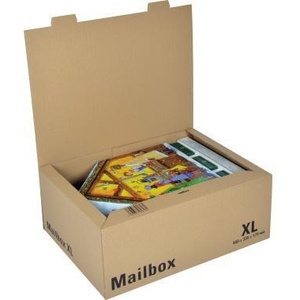 ColomPac Mailbox XL Versandkarton Inside Dimensions 46 X 17.5 X 33.5 cm Dimensions 46.5 X 19.4 X 34.9 cm Wellp Paper Media <b>Box</b> - Product Image 1