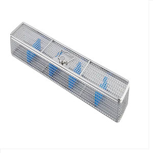 Plateaux en maille avec couvercle 250x170x70mm Plateau en maille en acier inoxydable pour utilisation pendant le lavage, la stérilisation et le transport - Product Image 2