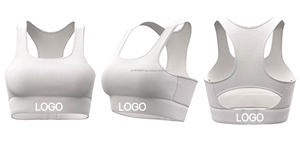 2025 Customizable Women's Seamless Yoga Top Quick Dry Fitness Sports Bra Crisscross Straps Lightweight High Support Soft Active - Product Image 3