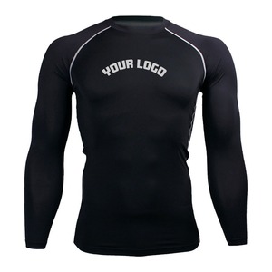 Chemises de gymnastique à manches longues avec logo personnalisé pour adultes Rash Guard MMA sublimé OEM Surfing Rash Guard pour hommes - Product Image 5