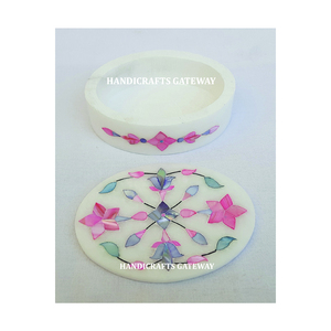 New Handmade Design Pure Marble Mother Of Pearl Inlay <b>Mix</b> Jewelry <b>Box</b> Use For Thanksgiving And Wedding Returns Gifting purpose - Product Image 1