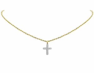 Personalizado S925 Cruz de plata Iced Out Moissanite Diamond Hip Hop Colgante para hombres Chapado en oro rosa con estilo cristiano religioso - Product Image 3