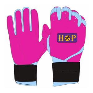 Gants de frappeur de baseball à manchette longue personnalisés Manchette étendue Gants de frappeur de baseball pour adultes Fabricant et fournisseur - Product Image 1