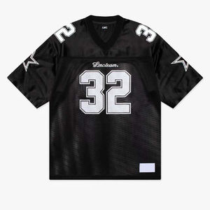 Camiseta de fútbol americano Recortada Malla Boxy Camiseta de fútbol 220gsm 100% Poliéster Camisetas de fútbol Camiseta de malla de fútbol - Product Image 5