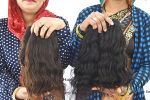 Vente en gros 100% naturel vietnamien Remy vierge cheveux humains sans enchevêtrement lâche vague profonde faisceaux non transformés vagues boucles brut humain - Product Image 5