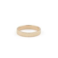 Weicher, geschwungener, geschichteter, gravierter Ring aus 10K massivem Gold – luxuriöser, wasserdichter Statement-Ring für Damen und Mädchen, klassisch, ideal für Festivals