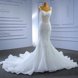 Robes de mariée sirène <span class=keywords><strong>chic</strong></span> en sequins et perles Jancember 222147 - Product Image 4