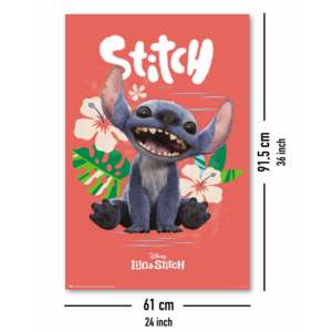 Póster de la Película Lilo & Stitch de Disney en Versión Live Action, Diseño Moderno para Decoración de Pared - Product Image 4