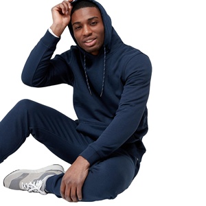 Logo personnalisé entraînement Gym 100% coton survêtements 2 pièces de haute qualité en vrac hommes survêtement sweat - Product Image 6