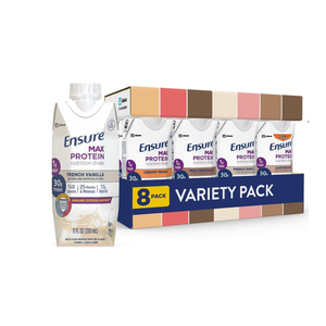 Ensure Max <b>Protein</b> Nutrition Shakes, Variety Pack 11 fl oz, Pack of 8, Liquid - Product Image 1