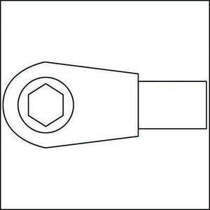 HAZET 6408 Inserto de Trinquete Reversible 9 x 12 mm 1/4'' de Acero CV para Llave - Product Image 3