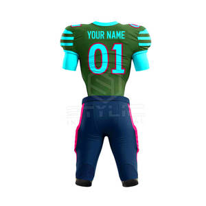 Uniforme de football américain de style unique Uniforme de football américain de l'équipe nationale de football personnalisé - Product Image 3