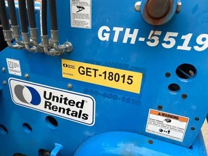 2018 GTH-5519 Used Telehandler Reliable Compact Lifting Equipment for Construction - Product Image 2