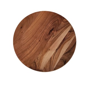 Placas de cargador de madera de nuevo estilo en forma redonda perfectas para el hogar y la boda Mesa de comedor Vajilla Platos y platos - Product Image 1